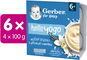 GERBER Hello Yogo mléčný dezert s příchutí vanilky 6× (4× 100 g) - Příkrm