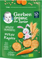 GERBER Organic krekry s mrkví 100 g - Křupky pro děti