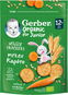 GERBER Organic krekry s mrkví 100 g - Křupky pro děti