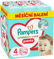 PAMPERS Premium Care Pants, 4-es méret (114 darab) - Bugyipelenka