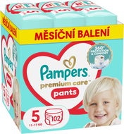 PAMPERS Premium Care Pants 5-ös méret (102 darab) - Bugyipelenka