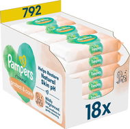 PAMPERS Harmonie Protect & Care Baby 18× 44 ks - Dětské vlhčené ubrousky