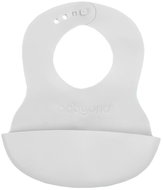 BabyOno bib with pocket grey - Bib