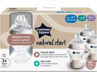 Tommee Tippee CTN Natural start 260 ml 0m+ 3 pcs - Baby Bottle Set