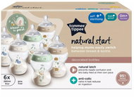 Tommee Tippee Natural Start 260 ml, 6 pcs - Baby Bottle Set