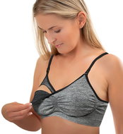 BabyOno Breastfeeding bra size. B70-75, grey - Nursing Bra