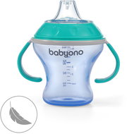 BabyOno Children's non-leaking with soft mouthpiece 180 ml, turquoise - Baby cup