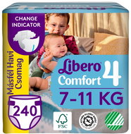 LIBERO Comfort size 4 (240 pcs) - Disposable Nappies