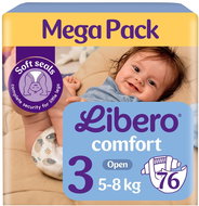 Libero Comfort Mega Pack size 3 (76 pcs) - Disposable Nappies