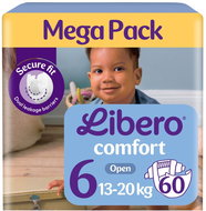Libero Comfort Mega Pack size 6 (60 pcs) - Disposable Nappies