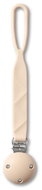 BabyOno Silicone Soother Strap Beige - Dummy Clip