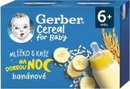 GERBER Cereal milk with mashed banana 2×200 ml - Baby Food