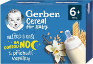 GERBER Cereal milk with vanilla flavoured porridge 2×200 ml - Baby Food