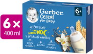 GERBER Cereal milk with vanilla flavoured porridge 6× (2× 200 ml) - Baby Food