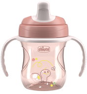 CHICCO Training mug with handles 200 ml, pink - Baby cup