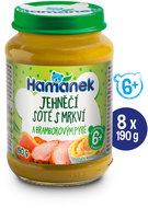 HAMÁNEK Lamb sauté with carrots and potato puree 8 × 190 g - Baby Food