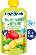 HAMÁNEK Apple, banana and spinach 8 × 100 g - Meal Pocket