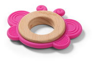 BabyOno Wooden-Silicone Butterfly - Baby Teether