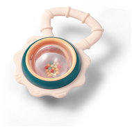 BabyOno Rattle with teether Flower 3 m+ - Baby Rattle
