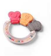 BabyOno Rattle with teether Shapes 3 m+ - Baby Rattle