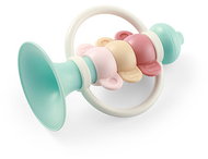 BabyOno Rattle with teether Trumpet 0 m+ - Baby Rattle