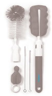 BabyOno cleaning brush with replaceable handle grey - Brush for Cleaning Feeding Bottles