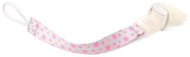BabyOno pacifier belt with clip pink 0 m+ - Dummy Clip