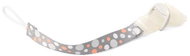 BabyOno soother belt with clip grey/orange 0 m+ - Dummy Clip