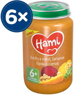 HAMI Batatas with carrots, beetroot and chickpeas 6×200 g - Baby Food
