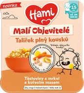 HAMI Těstoviny s mrkví a kuřecím masem 200 g - Příkrm