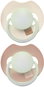 Baby Pacifier LOVI 6-18 m 2 pcs, Ivory/Blush - Dudlík