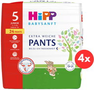 HiPP Babysanft Junior size 5 (4 × 24 pcs) - Nappies
