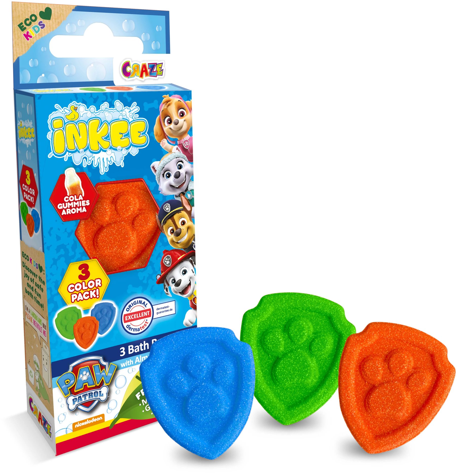 CRAZE Inkee Mancs őrjárat 3 × 15 g
