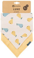 PETITE&MARS Beige Pears&Intense Ochre 3 m+, 2 pcs - Bib