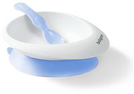 BabyOno bowl with suction cup and spoon blue 230 ml - Children's Bowl