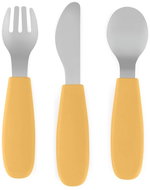 PETITE&MARS Take&Match Intense Ochre 12 m+ - Dětský příbor