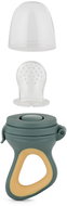 PETITE&MARS Fruzi Green&Ochre 6 m+ - Food Pacifier
