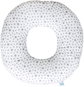 Pillow CEBA Postpartum Pillow Grey stars on white - Polštář
