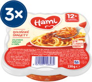 Hami masozeleninový talířek Boloňské špagety 3× 230 g - Baby Food