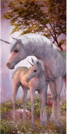 FARO Unicorn towel 70 × 140 cm - Children's Bath Towel