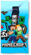 FARO Towel Minecraft action 70 × 140 cm - Children's Bath Towel