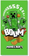 AYMAX Minecraft BOOM Supersoft towel 70 × 140 cm, microfiber - Children's Bath Towel