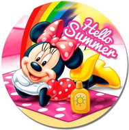 EUROSWAN Minnie Mouse bath towel 120 × 120 cm, round - Children's Bath Towel