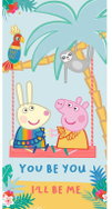 HALANTEX Piglet Peppa Pig Swing 70 × 140 cm - Children's Bath Towel