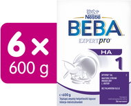 BEBA EXPERTpro HA 1, infant formula from birth, 6×600 g - Baby Formula