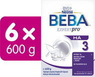 BEBA EXPERTpro HA 3, with lactic acid bacteria L. reuteri and modified protein, 6×600 g - Baby Formula