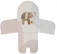 CEBA Basic Elephant Family 38 × 28 cm - High Chair Cushion Cover