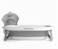 TWISTSHAKE Bath tub and cushion pastel grey - Baby Bathtub