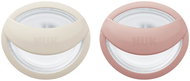 NUK Perfect Match Beige/Red 0-6 m, 2 pcs - Baby Pacifier