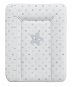 CEBA BABY Changing Pad for Commode, Soft 50 × 70cm, Stars Grey - Changing Pad